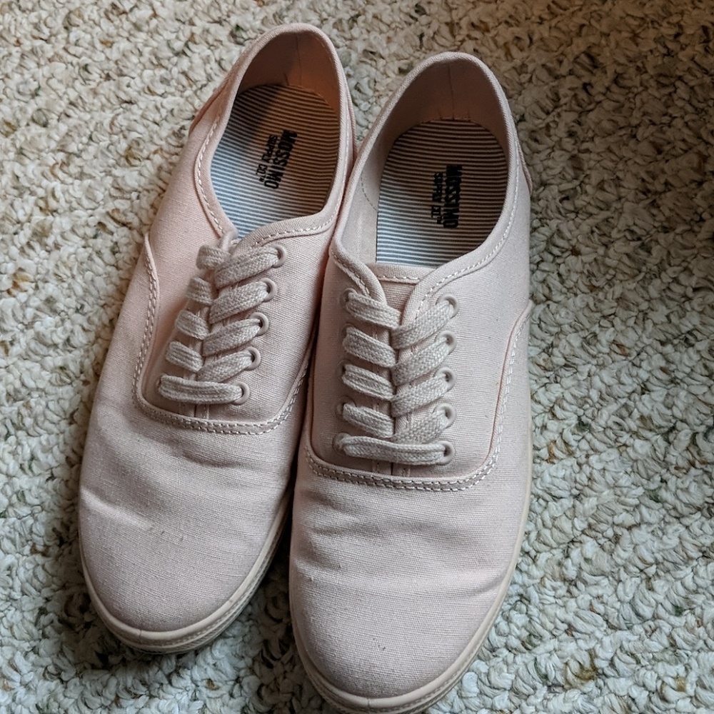 Light pink sneakers